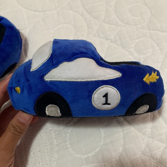 Toddler Blue Cars Pajama Slippers (Gymboree/Children’s Place) - Picture 2 of 4